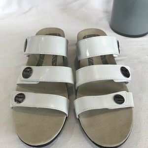 Propet white sandals